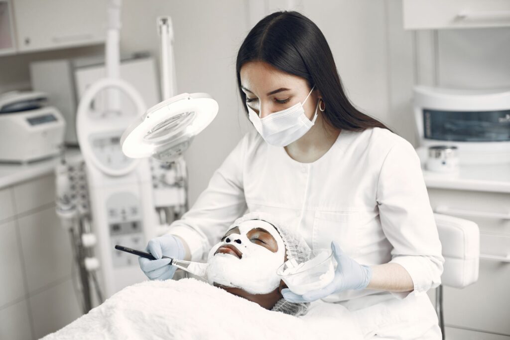 Improved skin texture and tone from treatment
